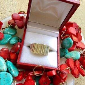 O.C. Tanner 925 Ribbed Ring